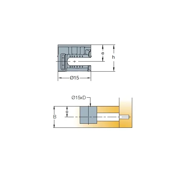 009699-885-K07 Эксцентриковая стяжка, комплект (009699+005078) - 3