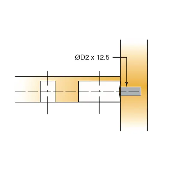 006408-880-001 Дюбель Quickfit SYSTEM 6,  5x12,5 мм, темно-серый - 2