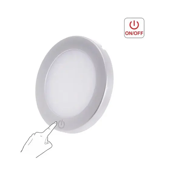 ZSENS-M-3P-AL-30K-01W Комплект светильник LED (SENSO 2 шт., SENSO MASTER 1шт.) 3000К, блок питания - 12