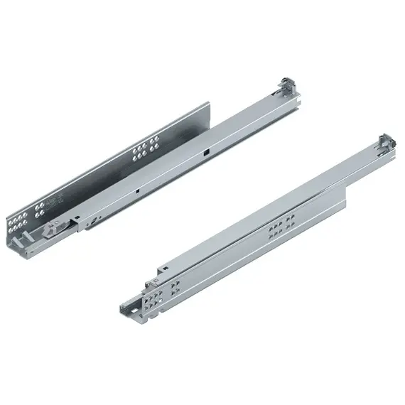 560F5000B Направляющие TANDEM BLUMOTION полное выдвижение, 30 кг, 500 мм, для панели 17-19 мм, под замки, левая/правая