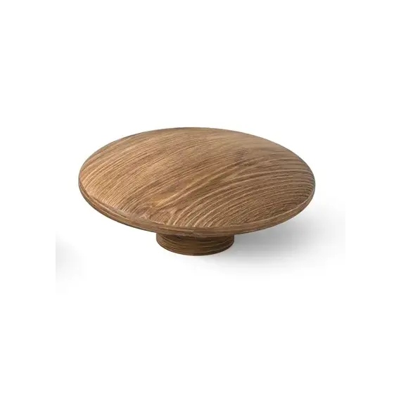 Button HL-036M-tr-d37 Ручка мебельная 37x22x15 мм, Дуб, Престиж Прозрачный