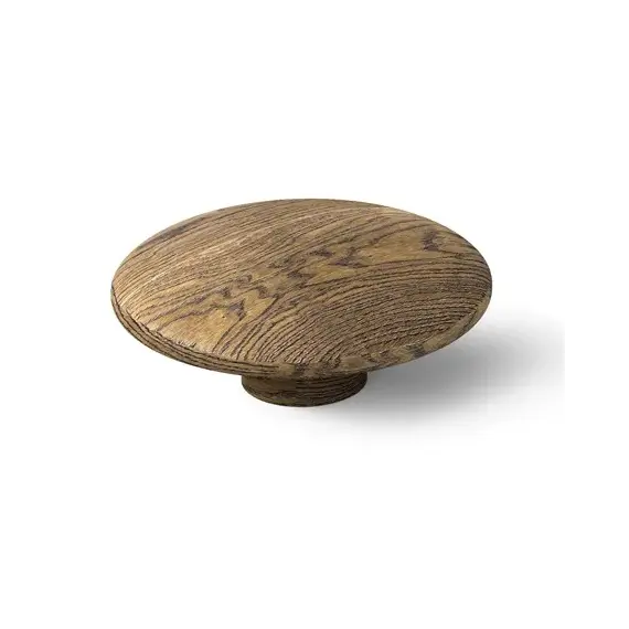 Button HL-036M-br-d37 Ручка мебельная 37x22x15 мм, Дуб, Престиж Коричневый