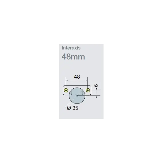 701-0BS2-650-00 Петля T-type Glissando с доводчиком и винтами 110/48/5 мм - 12