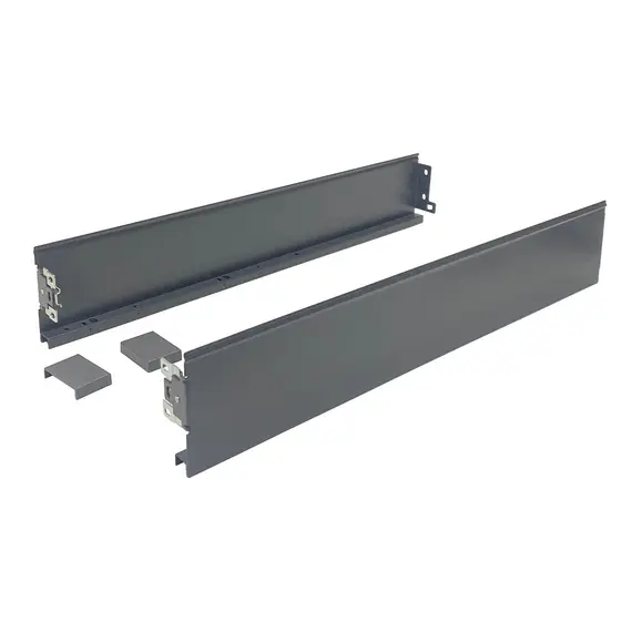 681-1550-7012 Боковые стенки ящика для направляющих CUBO, 550 мм, антрацит