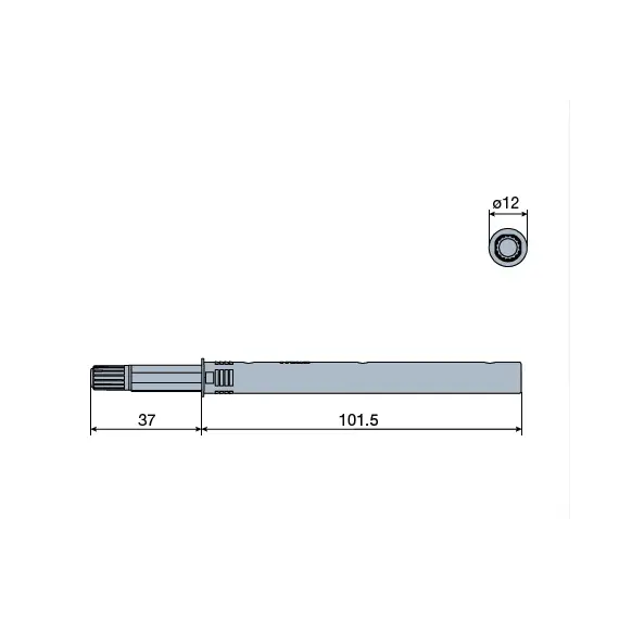 915-9276-383-00 Толкатель Push Latch S3, антрацит - 2