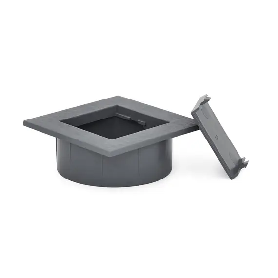 ЗК-Б Заглушка кабель-канала, белый - 2