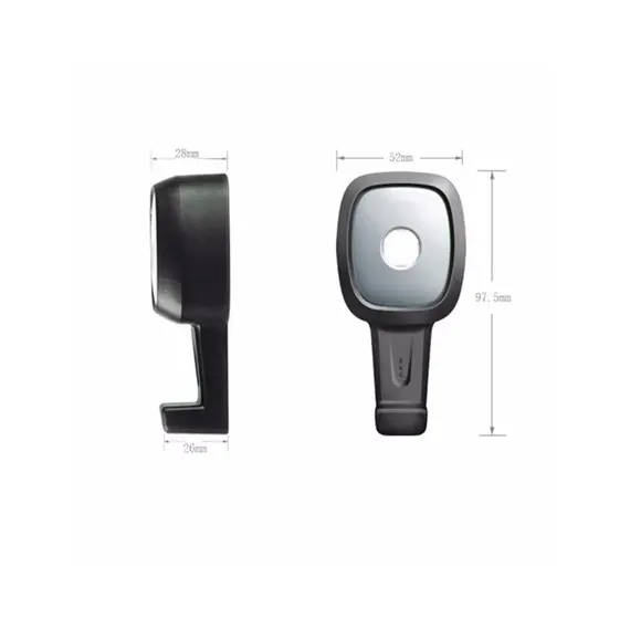 Крючок автомобильный, черный