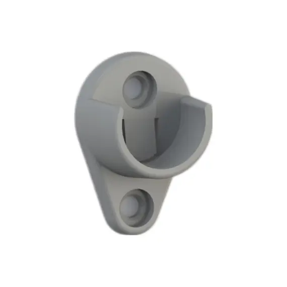 ШКС-250 Штангодержатель для круглой трубы d=25 мм, серый