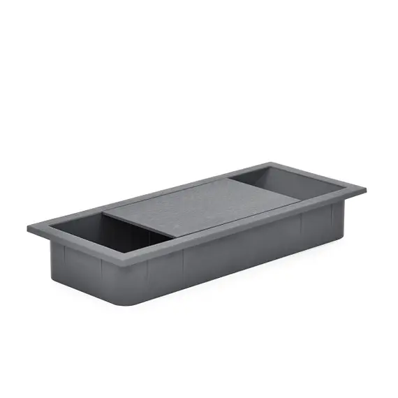 ЗП-Б Заглушка кабель-канала, белый - 2