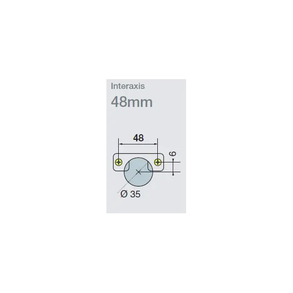 701-0BS2-668-00 Петля T-type Noir Glissando с доводчиком и винтами 110/48/5 мм - 2