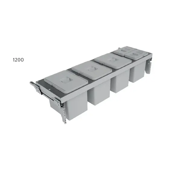 Органайзер нижний под мойку выдвижной, 57 л, шкаф 1200мм арт.700B.SIGE.1200