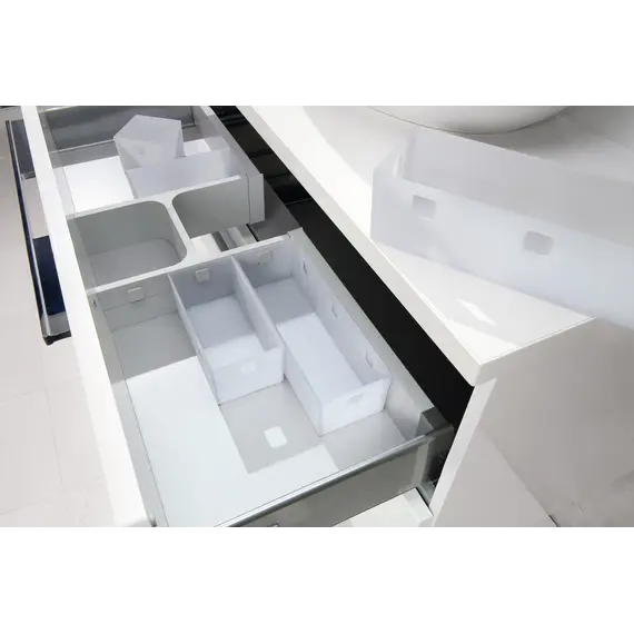 Лоток 168х84 мм Banio Ninka, белый полупрозрачный арт.5017.11.20909 - 6