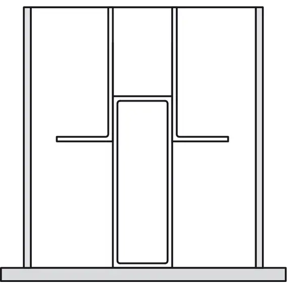 2298.05.50650 Разделители + коврик для ящика от 400 мм Connect Ninka - 1