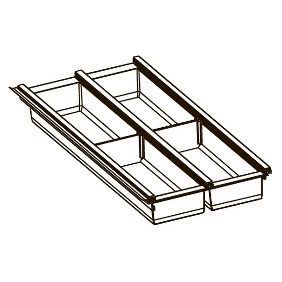 2250.99.40571 Лоток в ящик 300 мм черный Cuisio Ninka