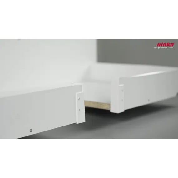 Правый фиксатор рамки для закрывания выреза сифона Banio Ninka, темно-серый арт.5015.12.20181 - 2