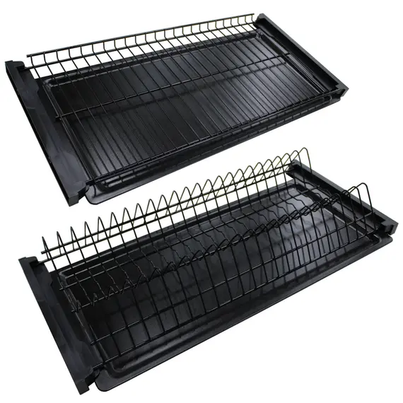 DB.600.16 Комплект посудосушителя в шкаф шириной 600 мм, ДСП 16, черный (1 поддон) - 1