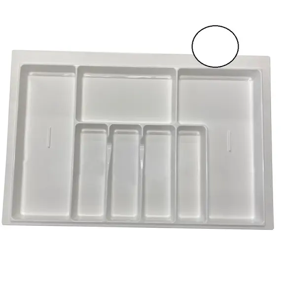 Лоток 800 мм белый, ПП (Лоток 800 бел)