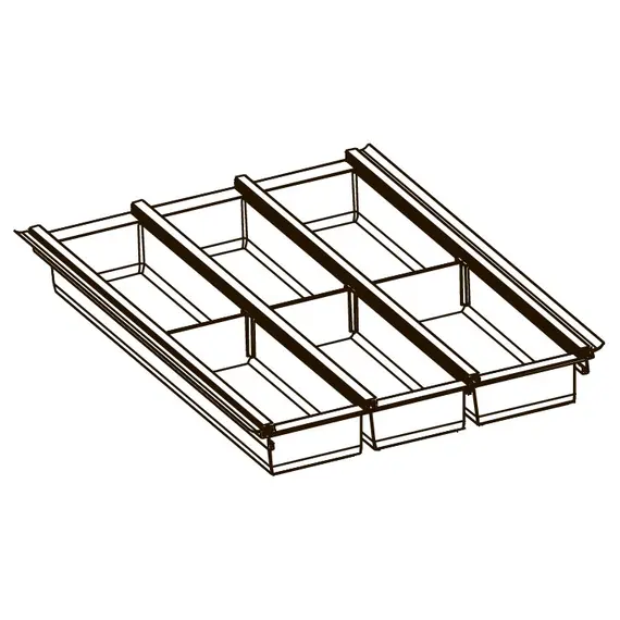 2251.52.40686 Лоток в ящик 400 мм белый Cuisio Ninka