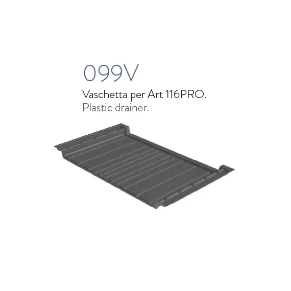 Ящик выдвижной, пластиковый поддон, шкаф 600мм (компл) арт.116PRO.SIGE.099V.600 - 1