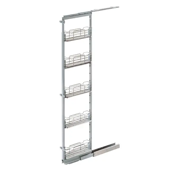 258i.200 Колонна выдвижная, 5 корзин, шкаф 200мм