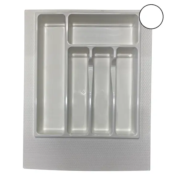 Лоток 400 мм белый, ПП, без насечек (Лоток 400 бел)