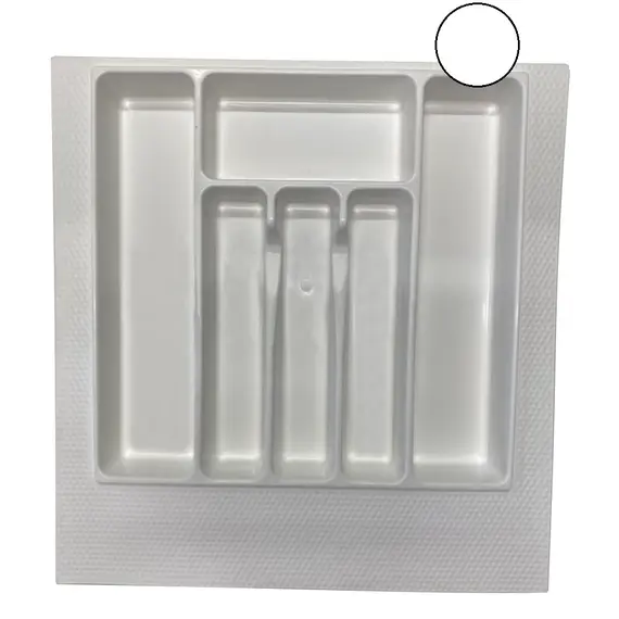 Лоток 500-550 мм белый, ПП, насечки с обратной стороны (Лоток 500-550 бел)