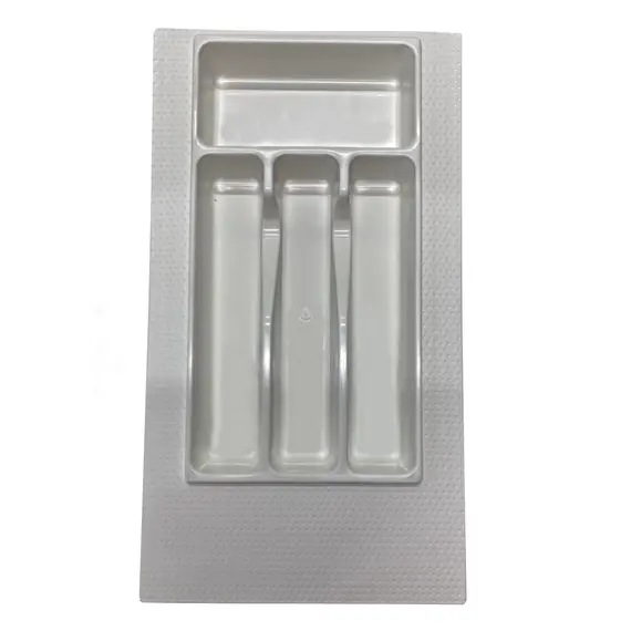 Лоток 300-350 мм серый, ПП, насечки с обратной стороны (Лоток 300-350 сер)