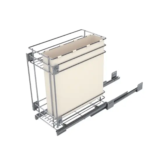 007G.400 Корзина выдвижная, для хлеба и бутылок, шкаф 400мм