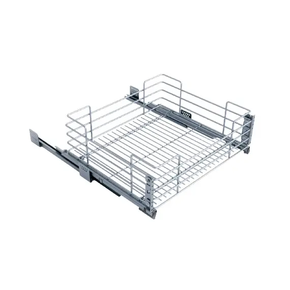 Корзина-ящик выдвижная, высота 180 мм, шкаф 500мм арт.116G.180.500