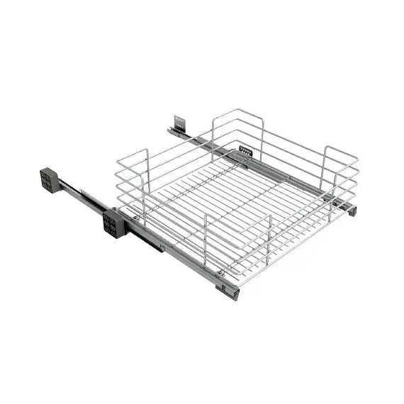 Корзина-ящик выдвижная, высота 200 мм, шкаф 400мм арт.119G.200.400