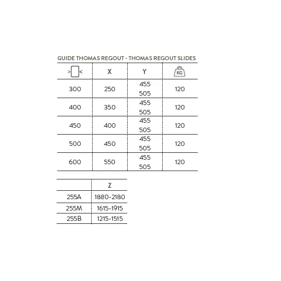 255B Рама телескопическая для выдвижной колонны, высота 1215/1515 мм - 2