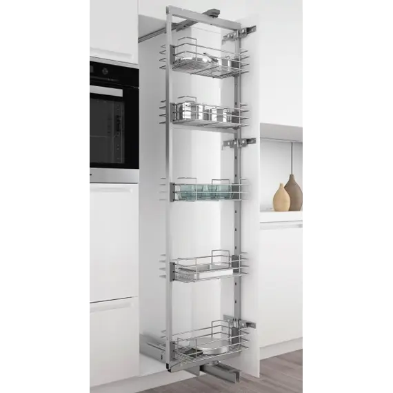 265.300 Колонна выдвижная поворотная, 5 корзин, шкаф 300мм - 2