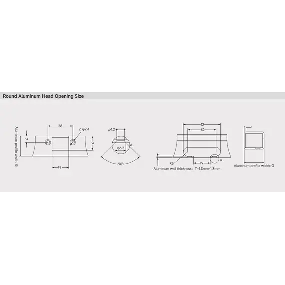 896-0T50-733 Петля 896 с регулировкой доводчика, для алю. профиля, Полунакладная, 28мм, Никель - 6