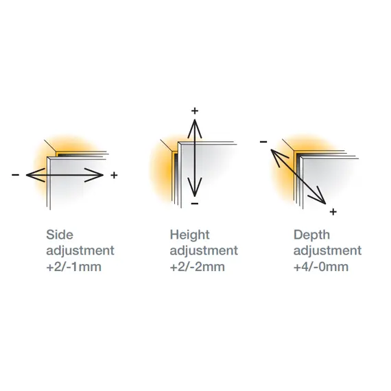 249-7301-050-TL Петля B-Type для толстых фасадов 93/52/0 мм - 8
