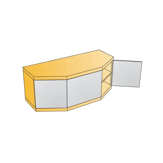 248-0G57-050-TL Петля B-Type 30 градусов 110/45/9 мм - 5