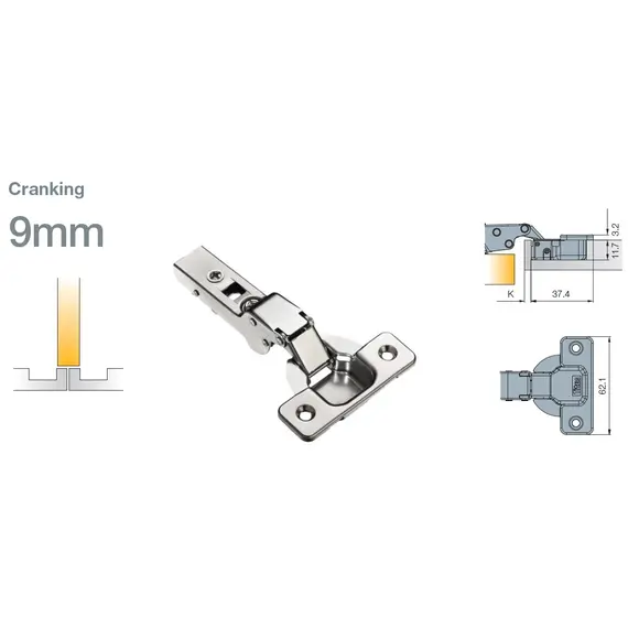 702-0CM0-054-00 Петля T-type 110/52/9 мм - 4