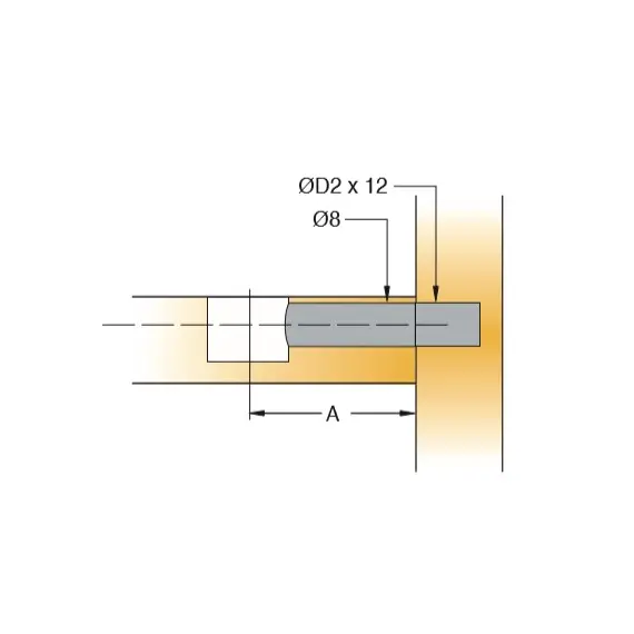 005453-880-001 Дюбель стяжной Quickfit 24х5 - 2