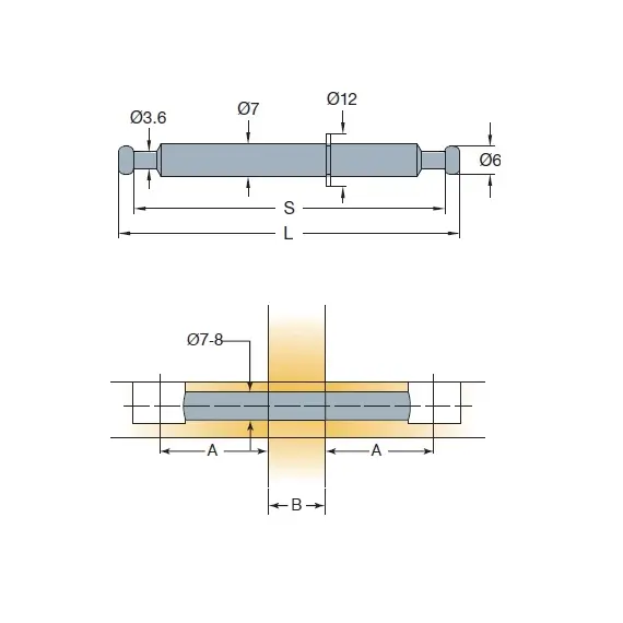 005751-883-300 Дюбель двойной 87 мм - 4