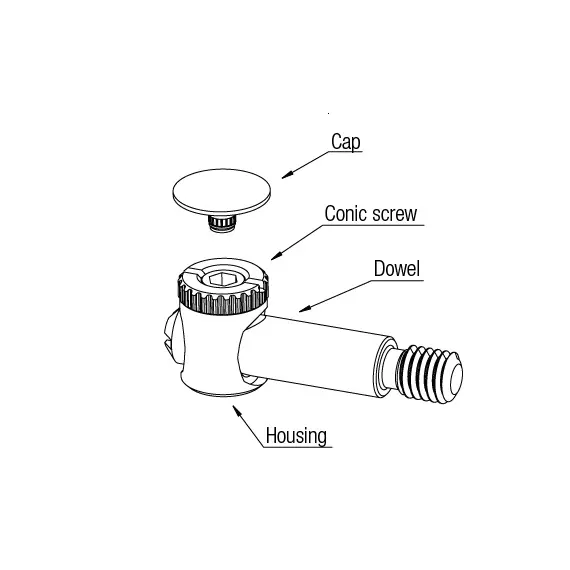 CF17FNL Заглушка D11 мм, никель - 1