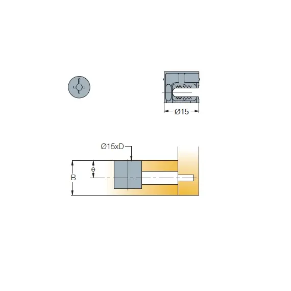 005678-885-300 Эксцентрик мебельный CAM2000 - 2