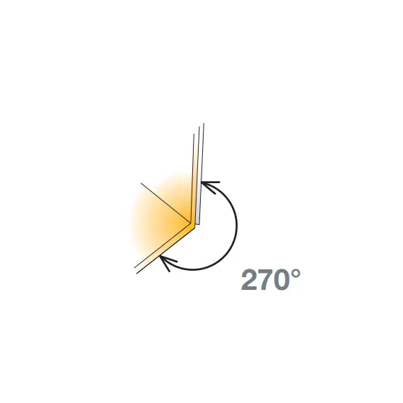241-0043-650-0B Петля 270/52 мм с пружиной - 9