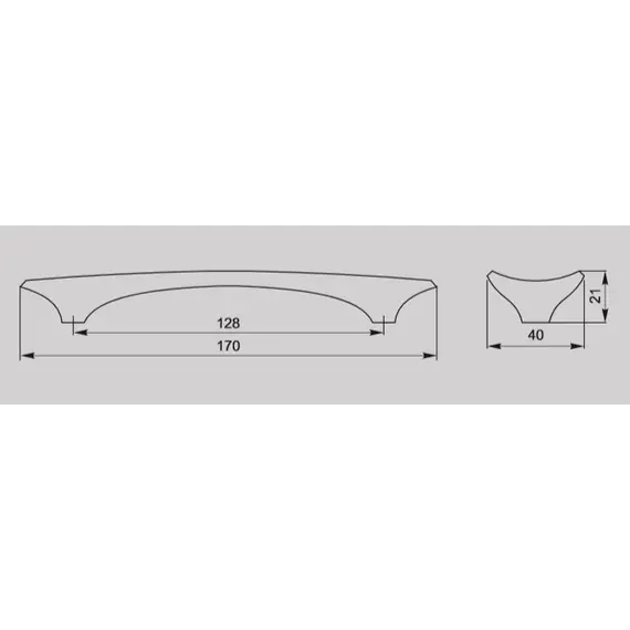Ручка-модель FM-051 128 Cr глянцевый (ТЗ) - 2