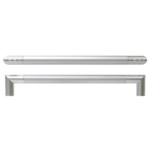 РЛК-М 128мм Ручка мебельная скоба, алюминий матовый - 2