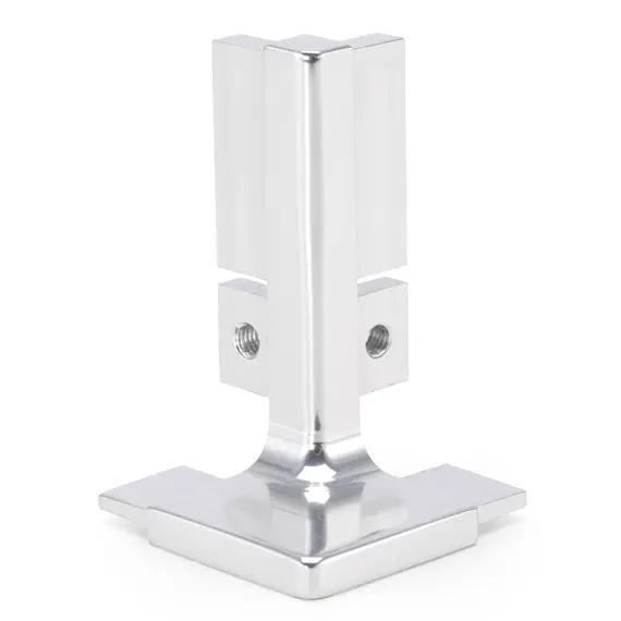 70.101.5EZ.803.001 Уголок (алюм.) внеш. 90 гр для профиля горизонтального Г-образного Gola