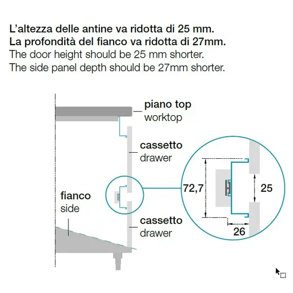 70.1034.111.00.410 Профиль горизонтальный П-образный Gola R=0 - 3