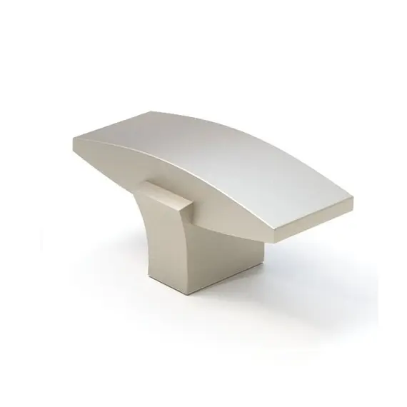 КМ-02 Ручка мебельная кнопка, сатин