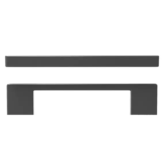 Лифт 96/128-02М Ручка мебельная скоба, черный - 2