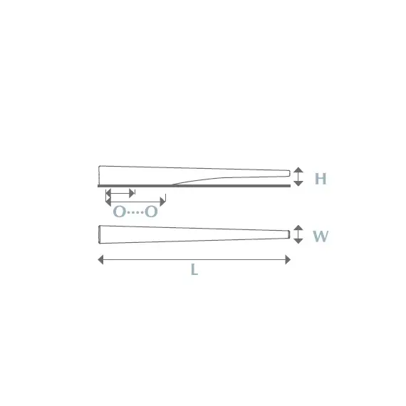15180Z0642M.36 Ручка скоба ассимитричная хром глянец 32-64 мм - 4