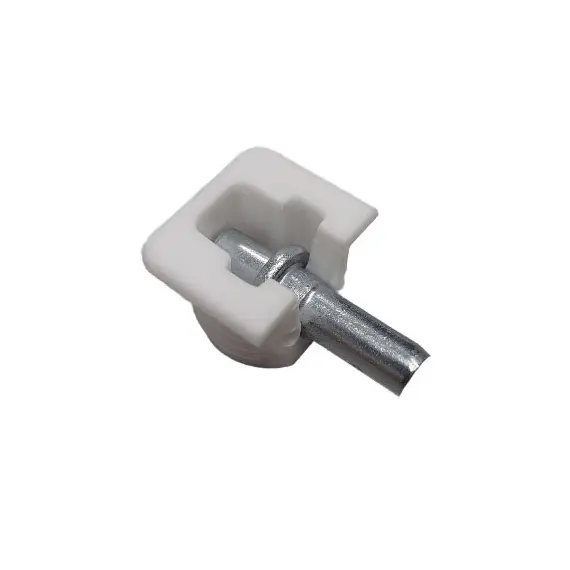 Полкодержатель врезной D 15, белый - 2