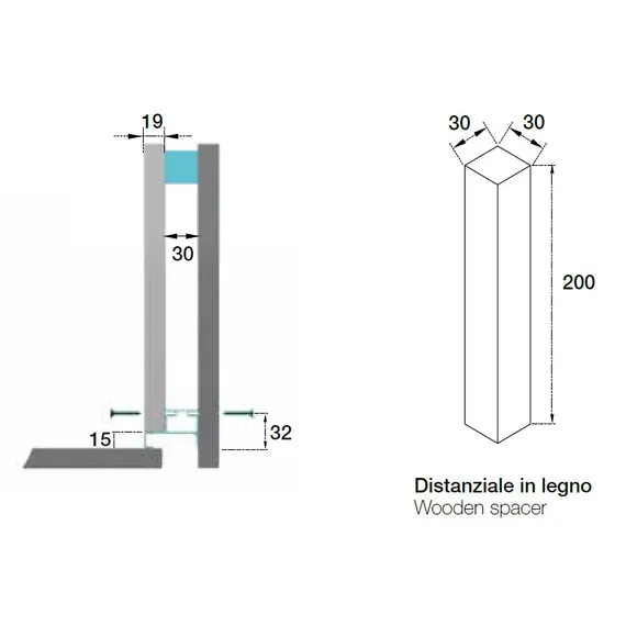 70.1026.57.00.450 Профиль вертикальный боковой Gola LED R=0 - 3